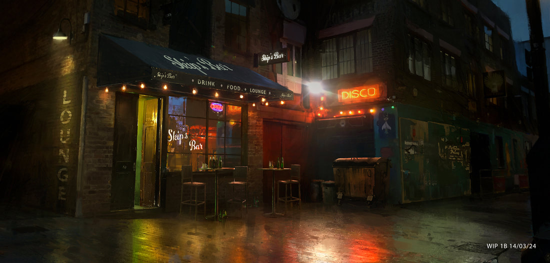 Skips Bar exterior concept