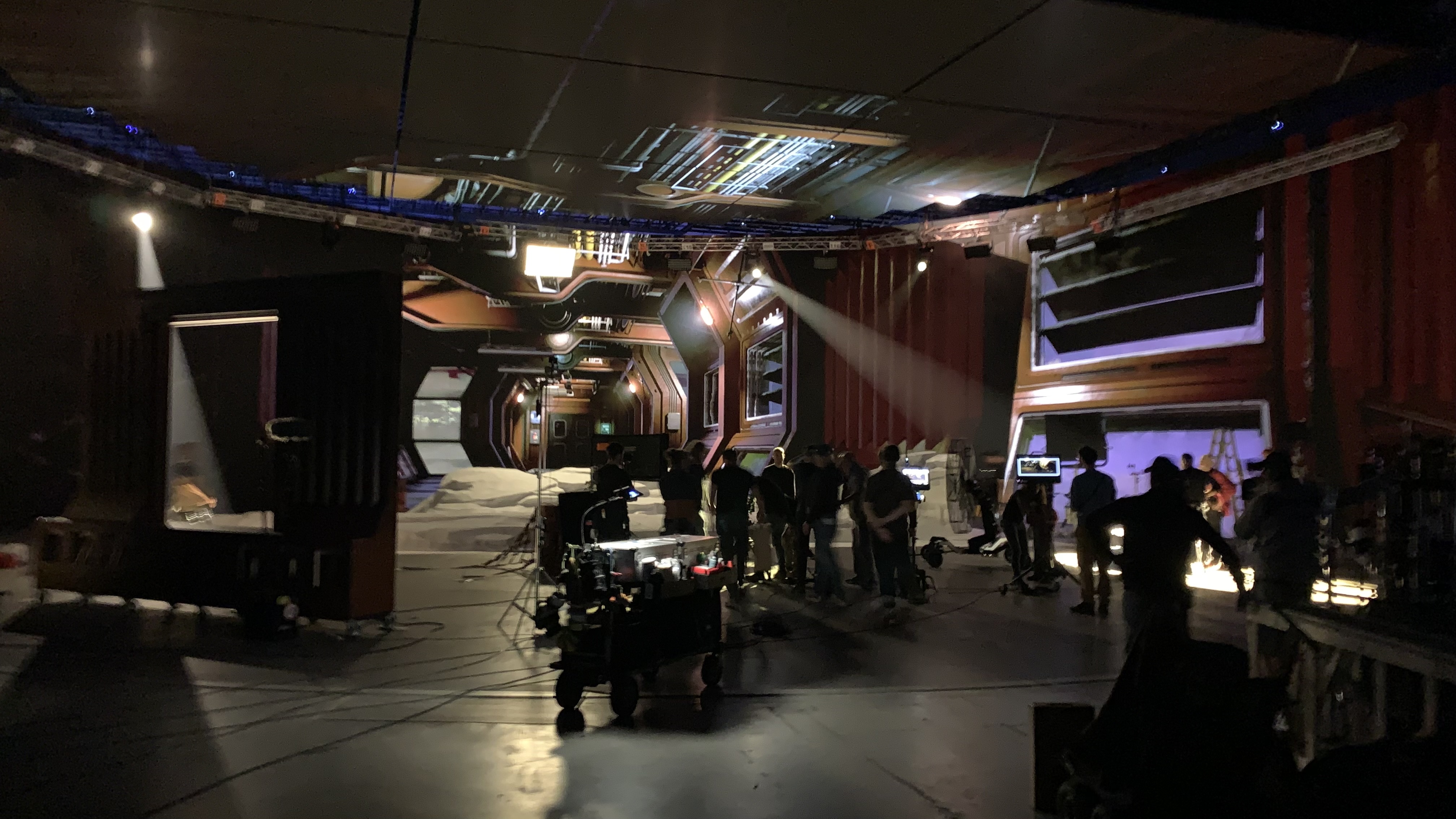 White Mars on set photo