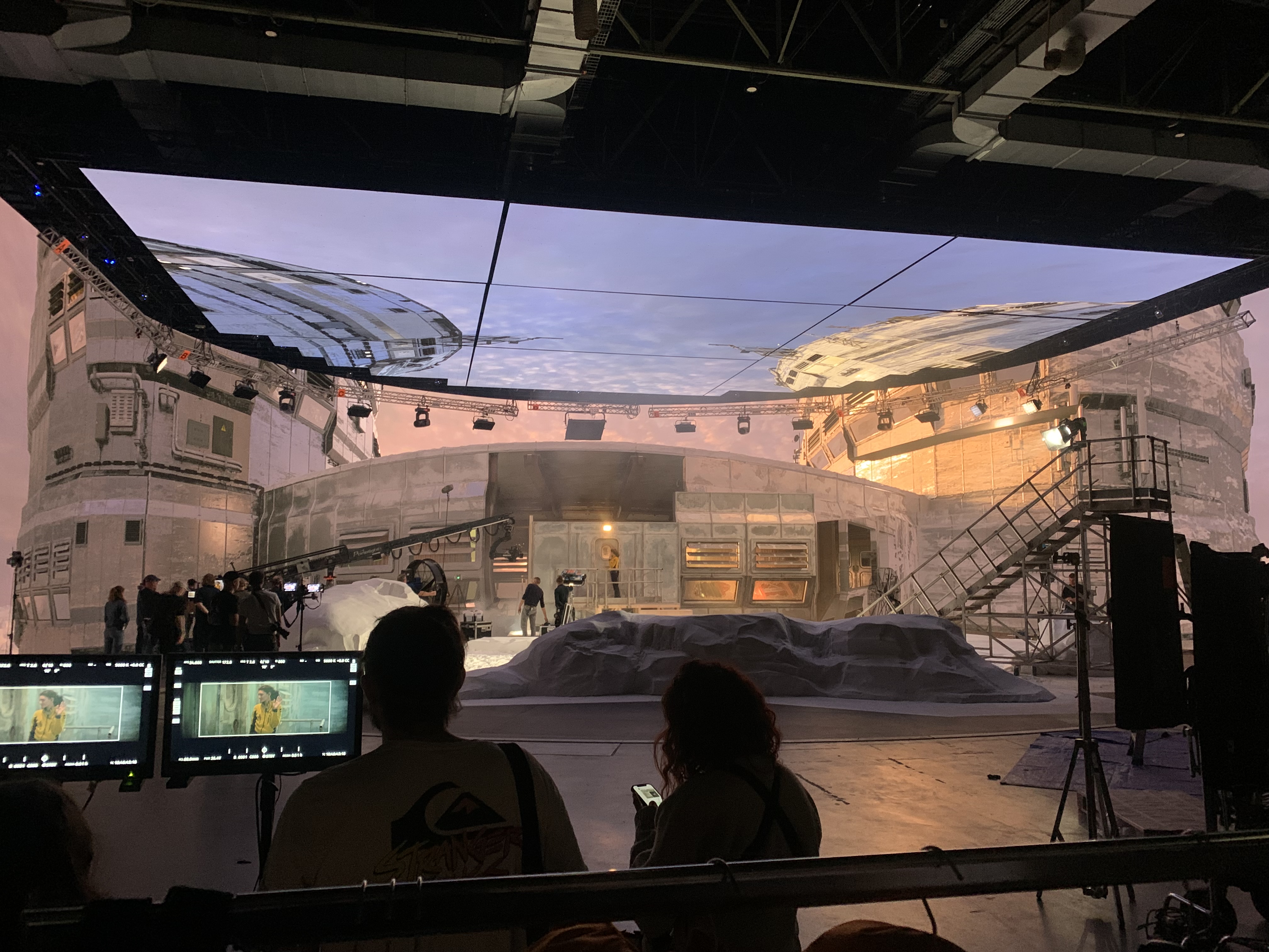 White Mars on set photo