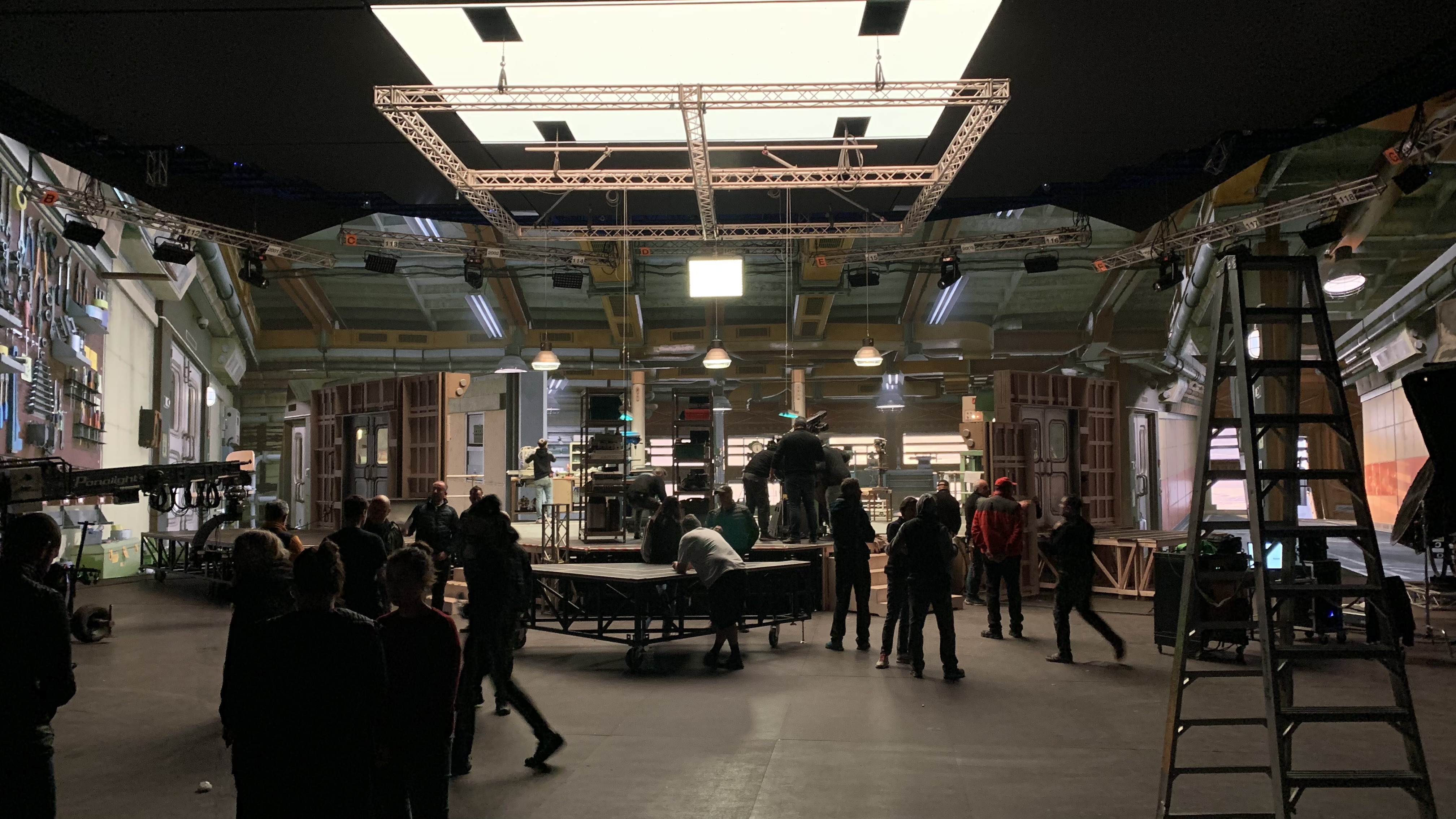 White Mars on set photo