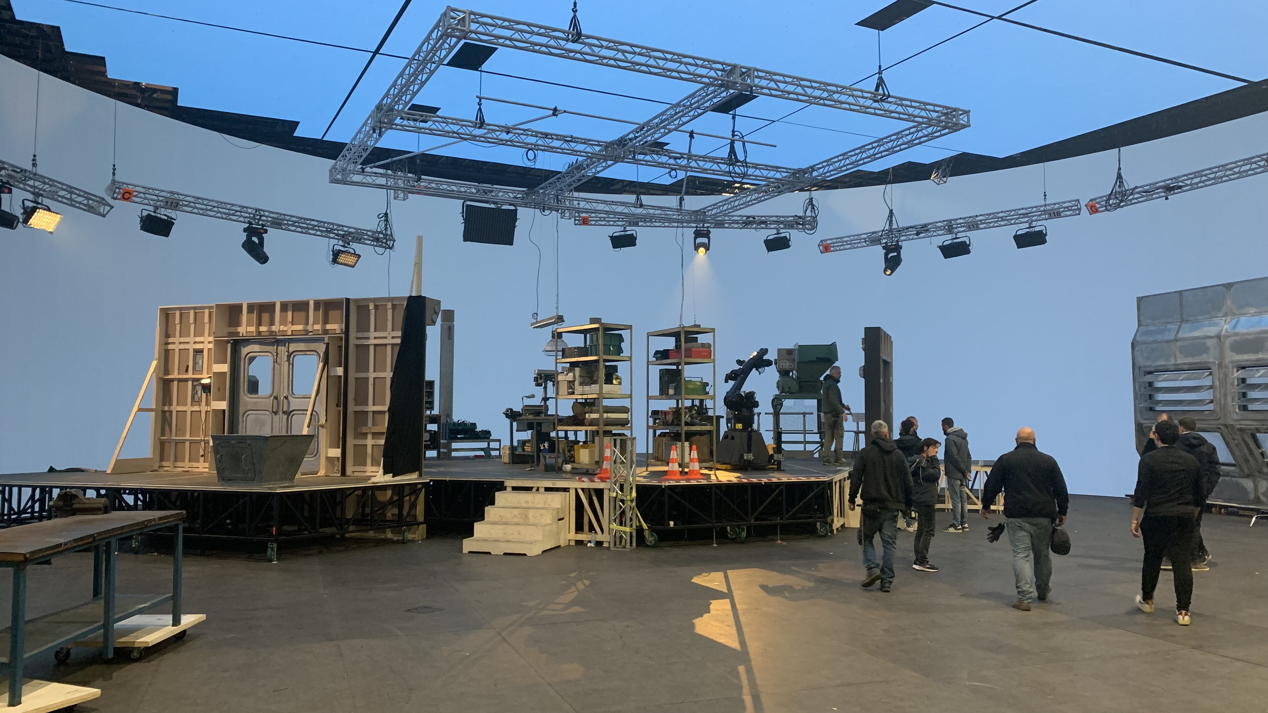 White Mars on set photo
