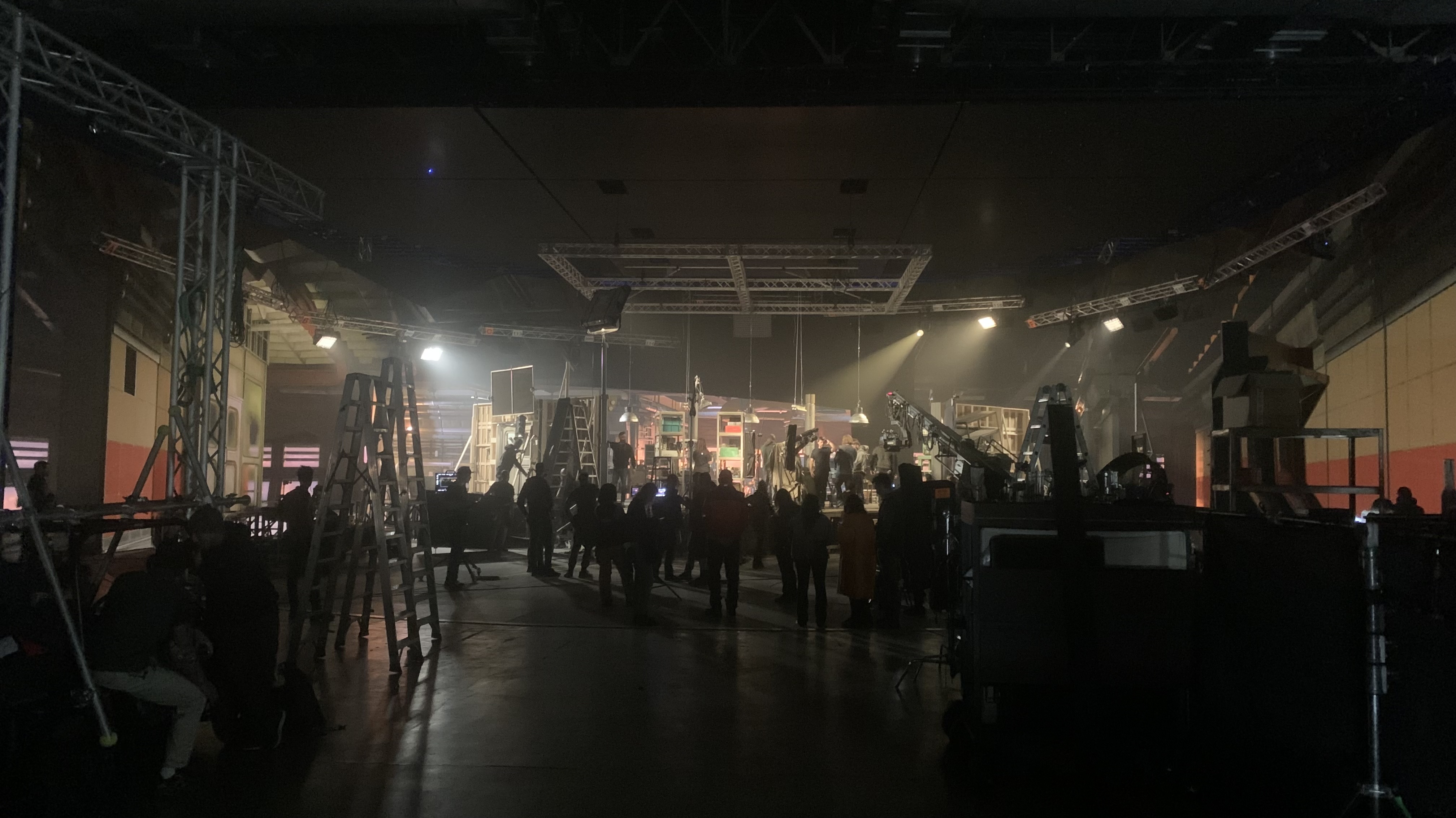 White Mars on set photo