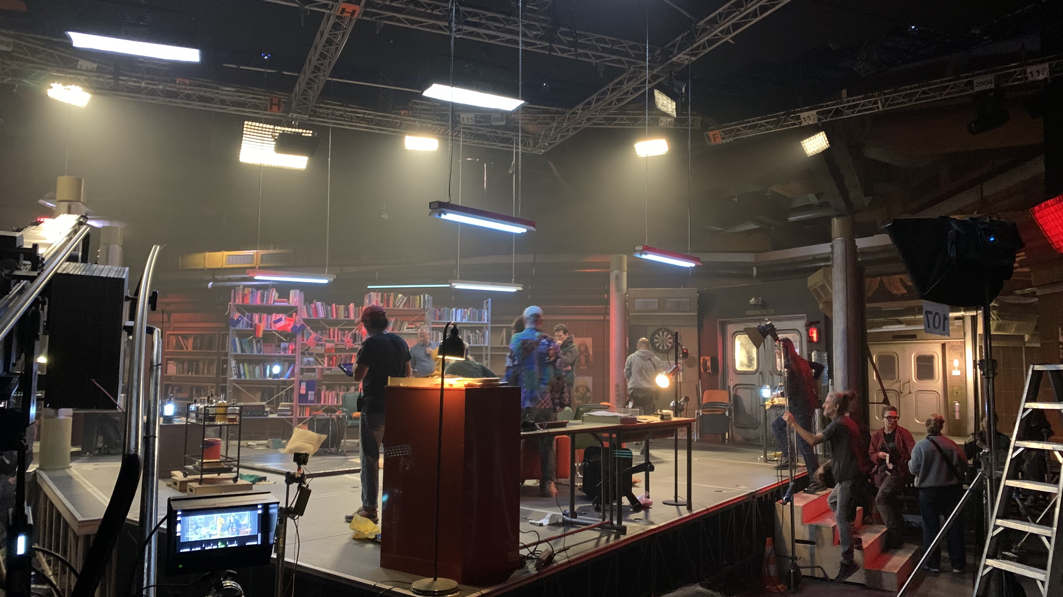 White Mars on set photo