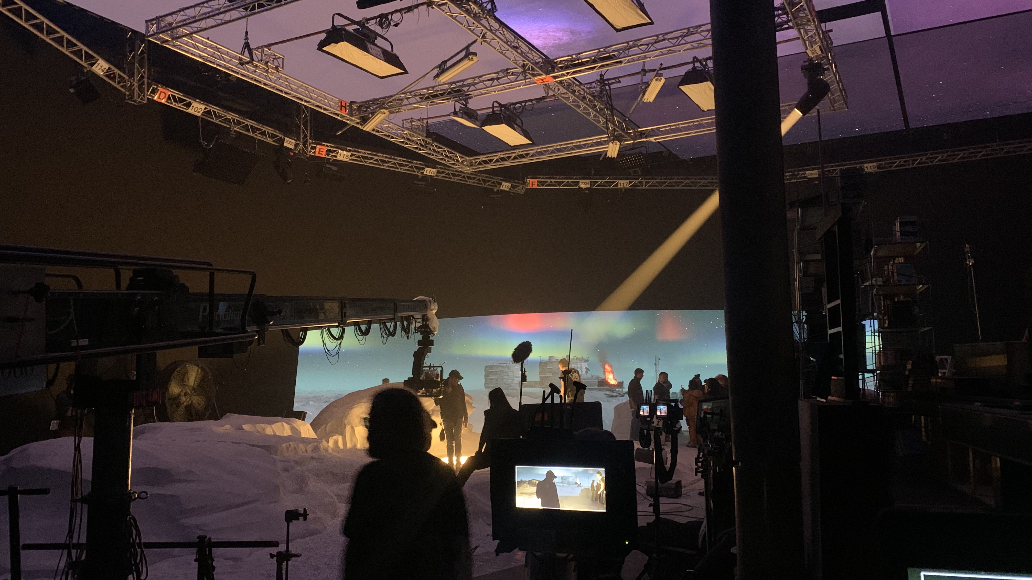 White Mars on set photo