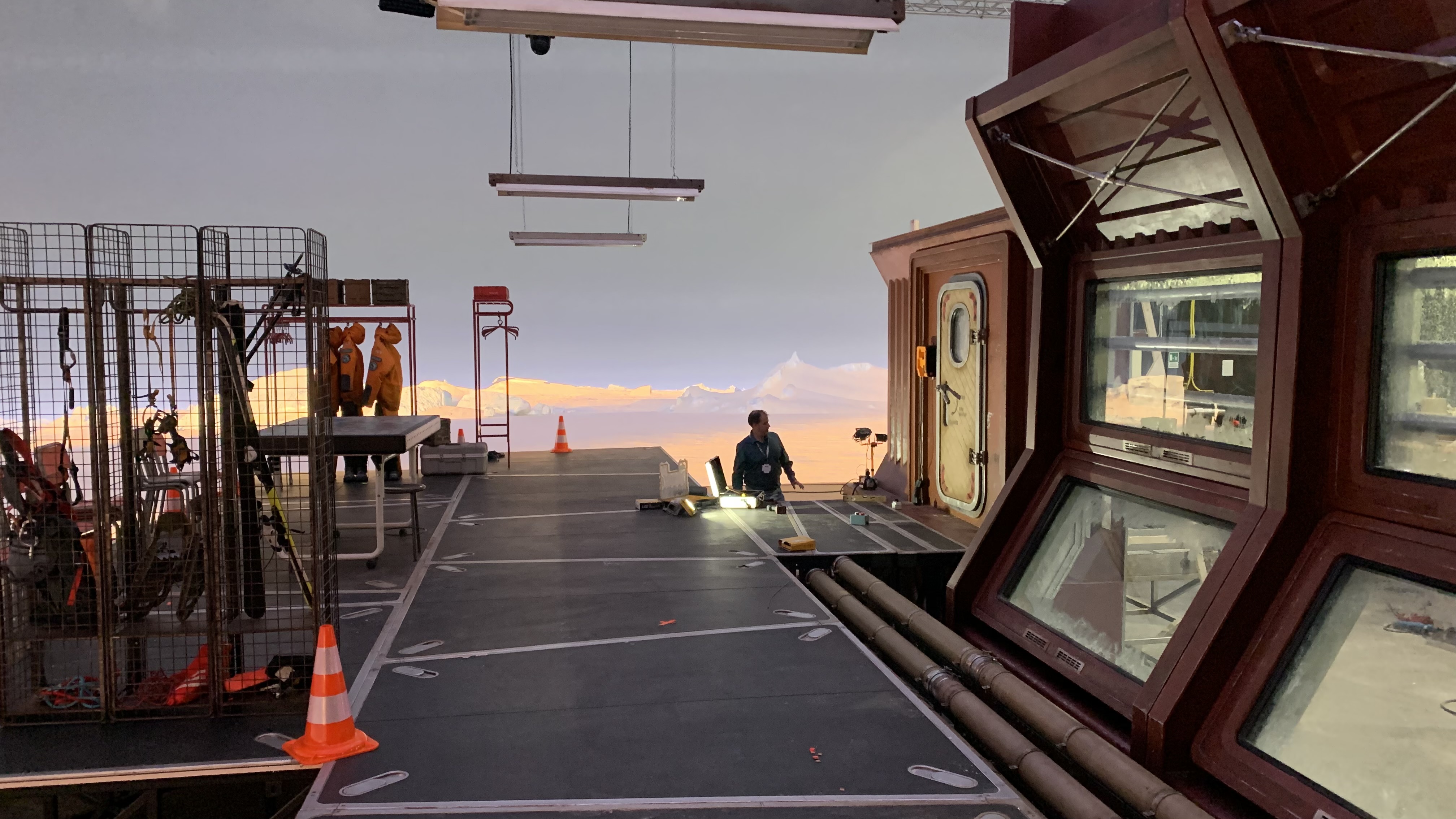 White Mars on set photo