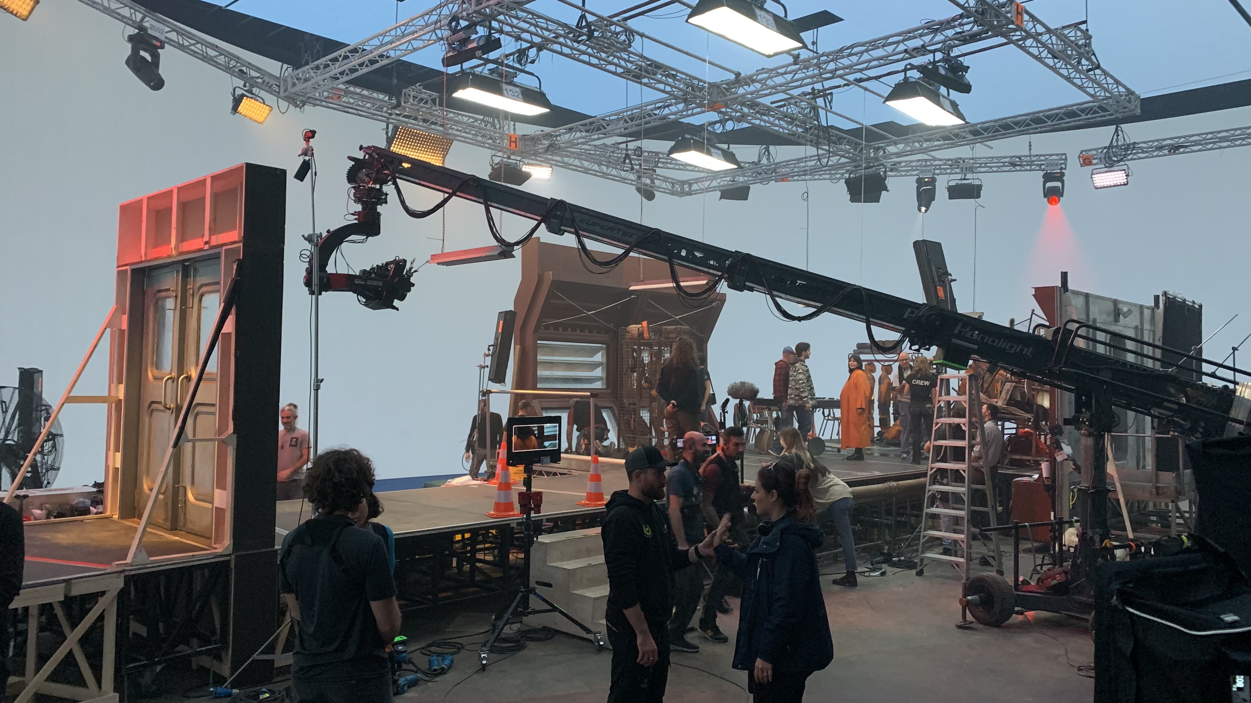White Mars on set photo