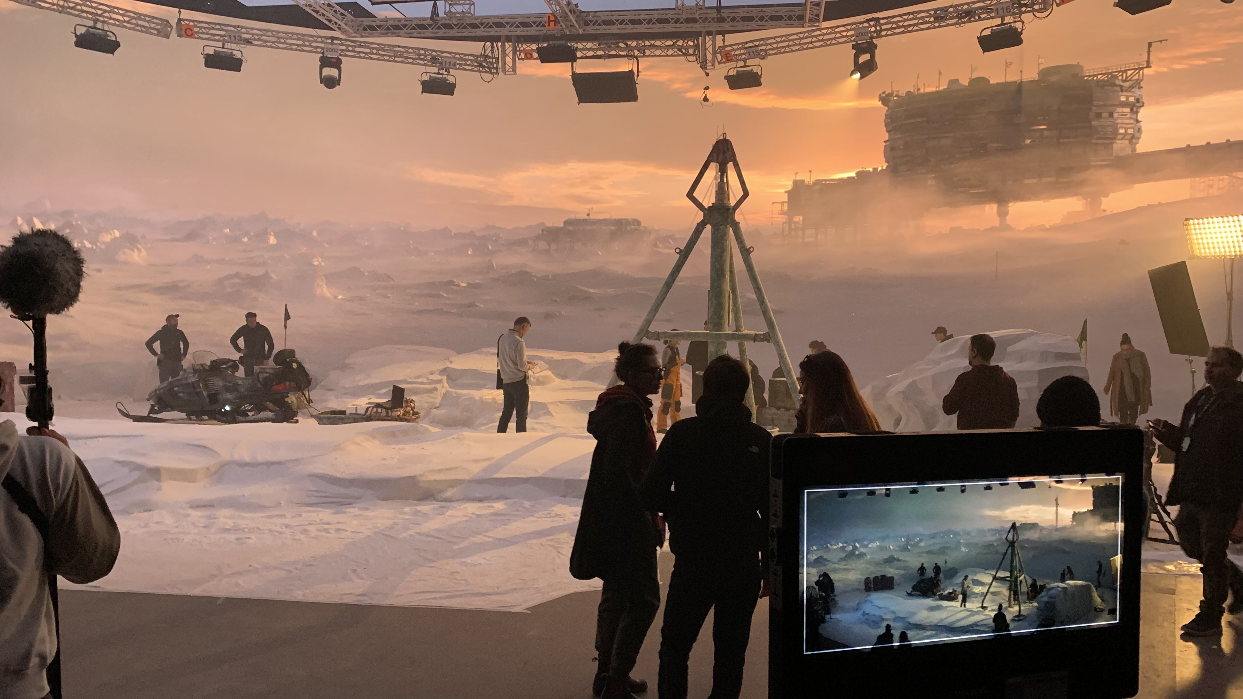 White Mars on set photo
