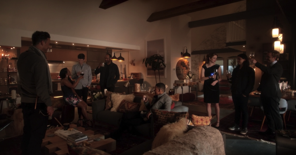 Iris's apartment party