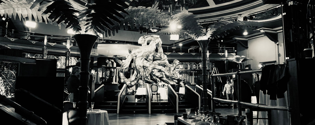 Night club throne sculpture